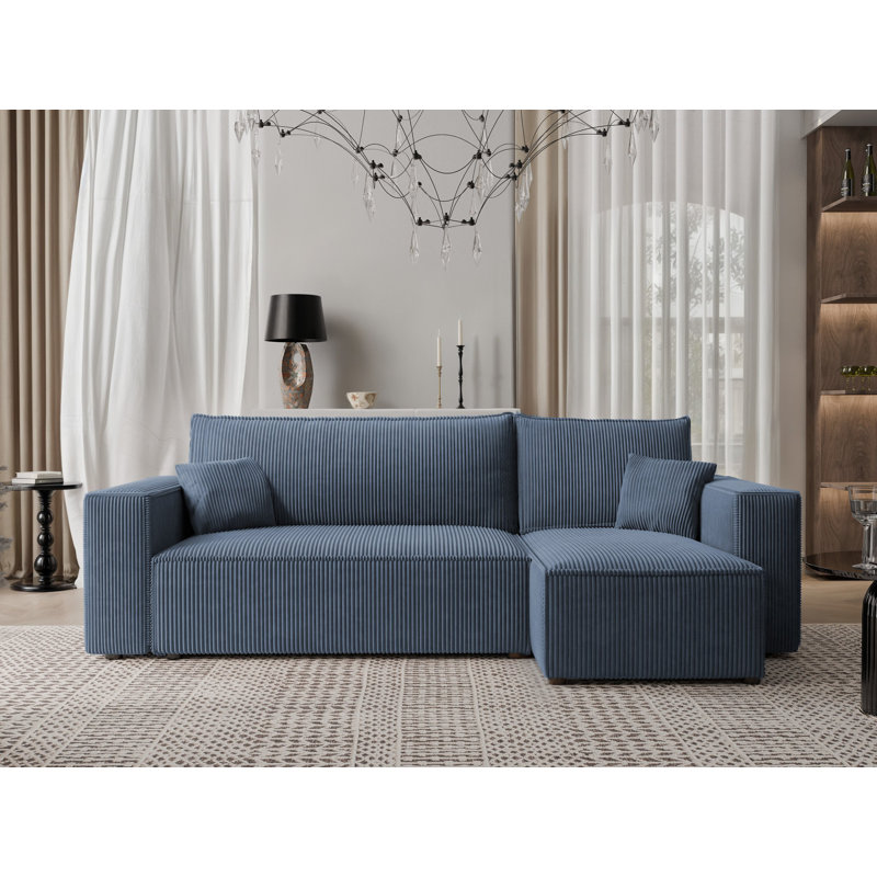Sahur 4 Seater Sofa Bed, Navy
