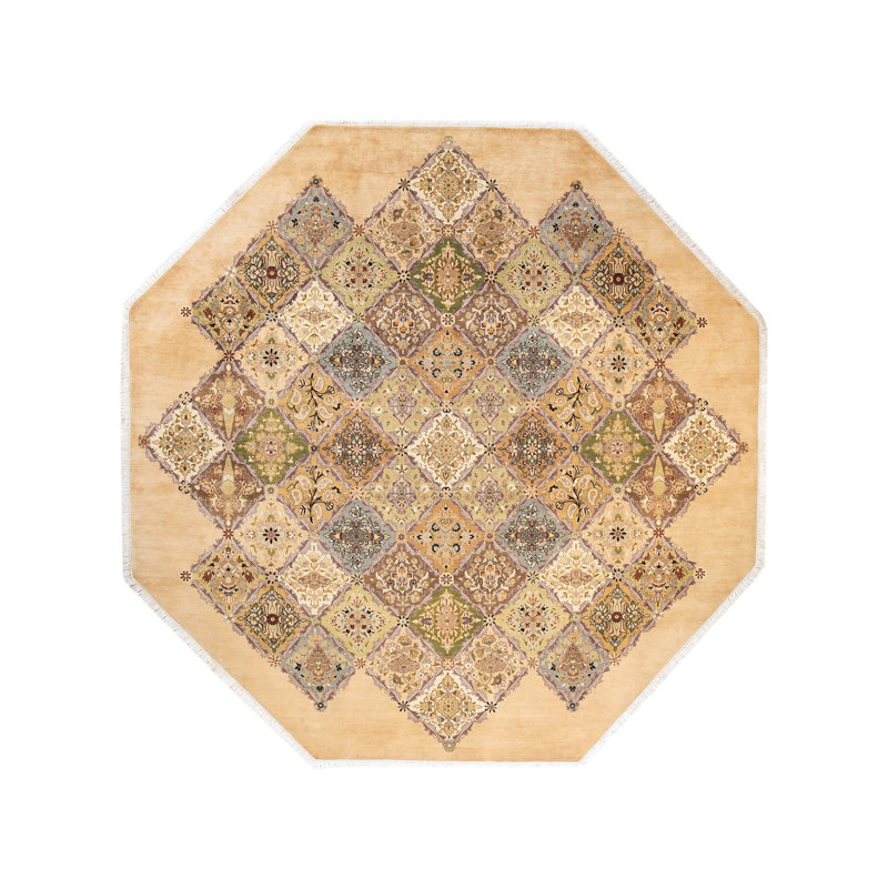 Classic One-of-a-Kind 9' 1" X 9' 1" Hand Knotted Area Rug