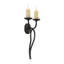 Lampe murale bougie 2 lumières Britt