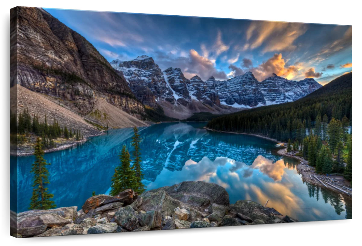 Millwood Pines Alvord Moraine Lake Sunset | Wayfair