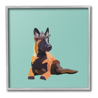 «Royal German Shepherd», art de la giclée par Amelia Noyes
