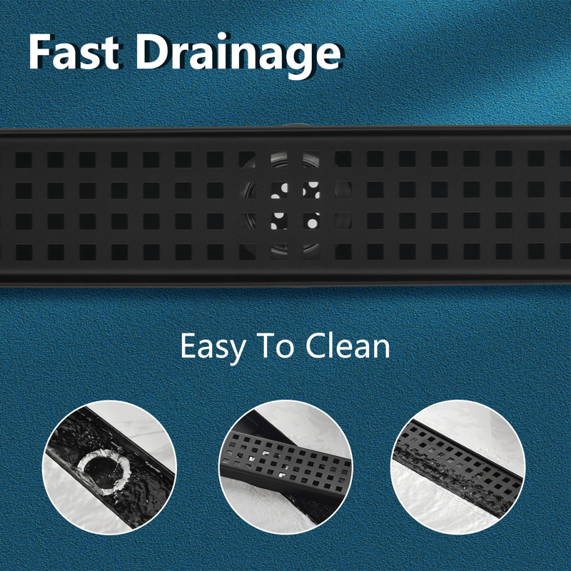 Linear Grid Shower Drain