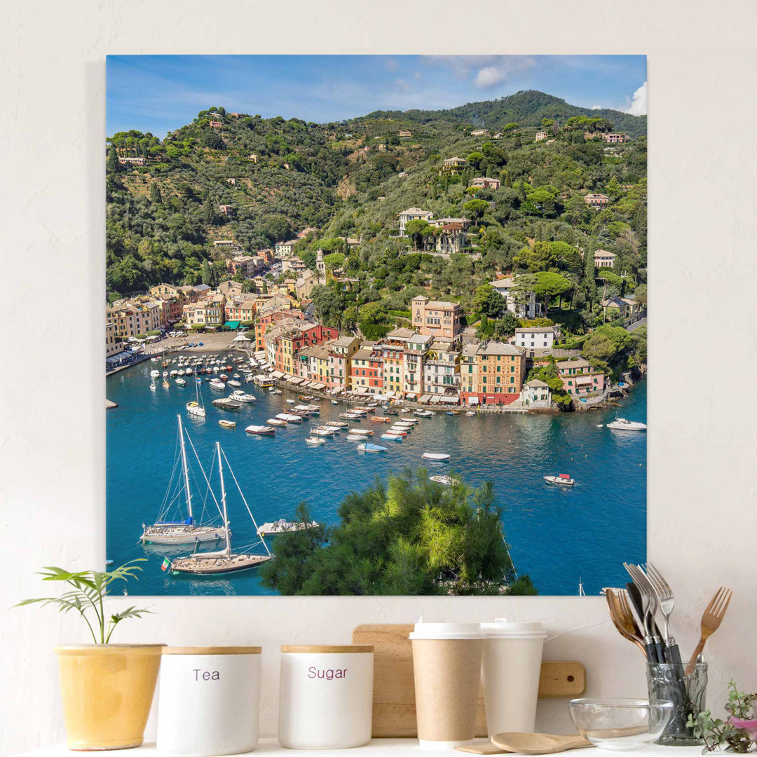 17257/Quadtrat/Leinwandbild - Portofino Harbour