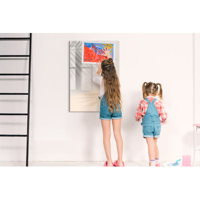 Magnetic Glass Photo Memo Board