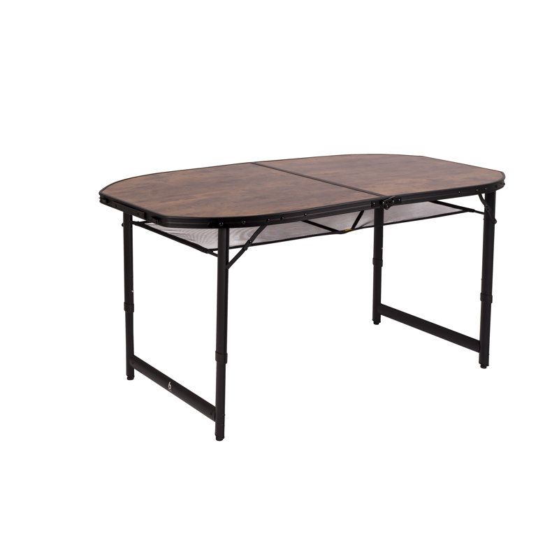 Tuart Oval Outdoor Camping Table, 70cm H x 150cm W x 60cm D