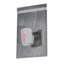 Applique murale 2 lumières encastrée en acier