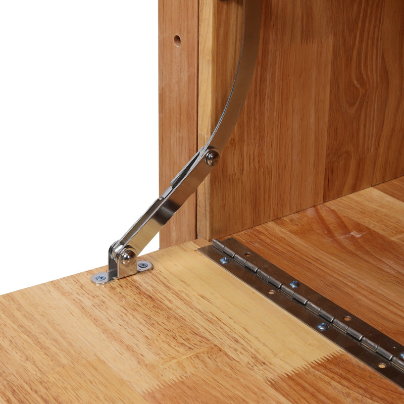 Heavy-Duty Butcher Block Workbench with Cabinet Storage