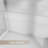 74.8" H White 4 Glass Door Wine Cabinet With LED Lights