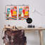 «Bright Room Sitting Cat», ensemble de 2 giclées par Roozbeh Bahramali-893144043-893144039