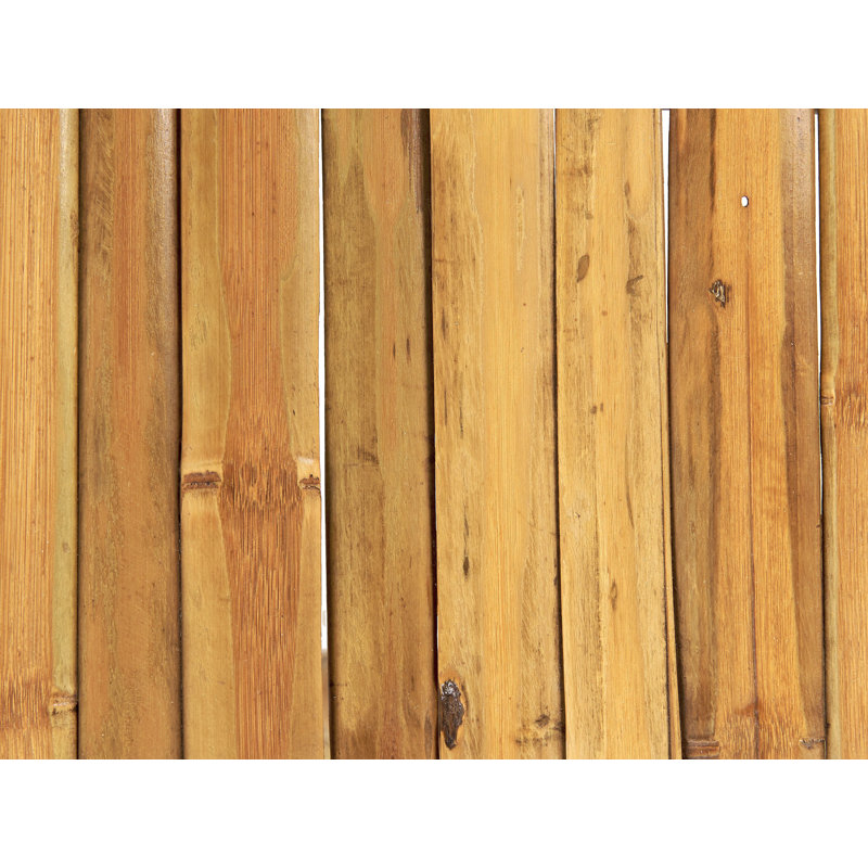 Bhandary Round Bamboo Solid Wood Outdoor with Umbrella Hole Bistro Table - 175 cm W 175 cm D