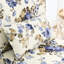 Chaise de salle à manger en flanelle - bleu, siège confortable et, non, coussin de dossier bleu, fauteuil confortable, coussin assorti