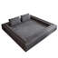 Canapé-lit avec coussin rectangulaire et coussins, fauteuil convertible, canapé de plancher et matelas de couchage, canapé-lit pliant en mousse à mémoire de forme pour chambre à coucher-2101490201
