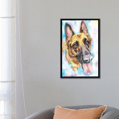 « german berger », reproduction sur toile tendue George Dyachenko
