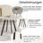 Versatile Circular Dining Table with Industrial Appeal for Various Settings