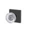 Custom Dawes Glass Knob with Collins Rose Non Turning Dummy Lock-266570911
