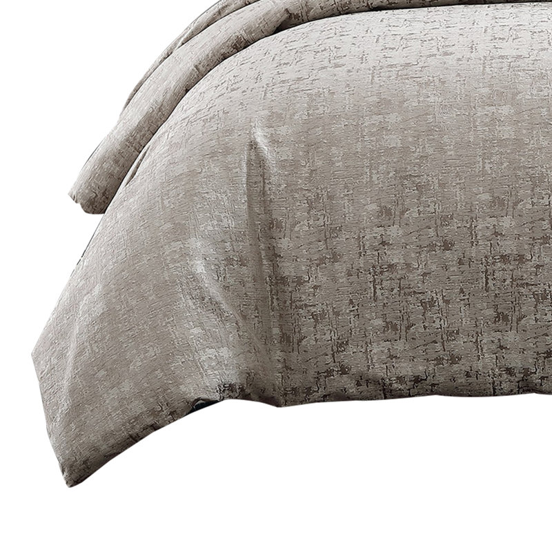 Gray Microfiber Comforter Set, King Comforter +9 Additional Pieces