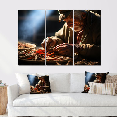 Cuba Cigar Craftsmanship Expression I - Cuba Wall Art Set
