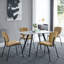 Chaise d'appoint en velours Krubel-757049696