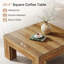 Table basse carrée rustique Farmhouse-1910178400