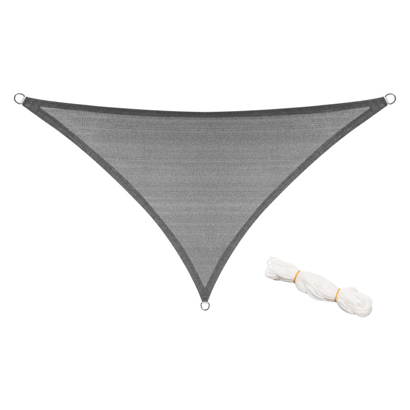 Dupuyer Triangular Shade Sail, Grey, 300cm W x 300cm D