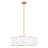 24" 5-Light Pleated Drum Chandelier-1404054216