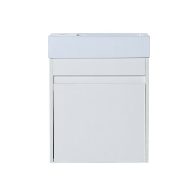 18.1'' Single Bathroom Vanity with Ceramic Top