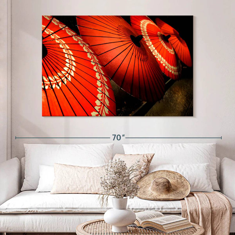 Parasols japonais Kerner, H 8 po x l 12 po