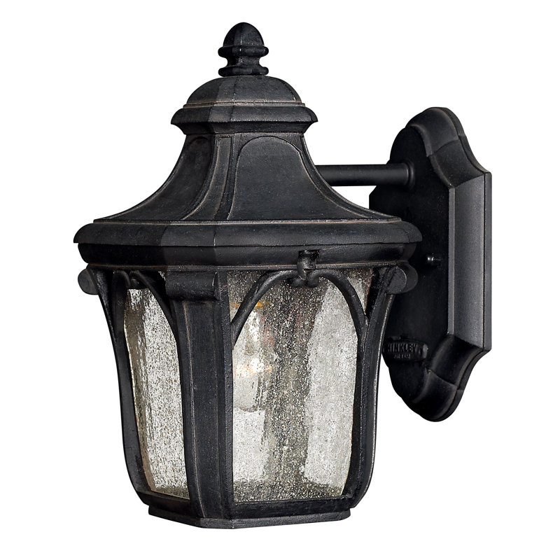 Trafalgar 1 - Bulb Outdoor Wall Lantern, Museum Black, Incandescent