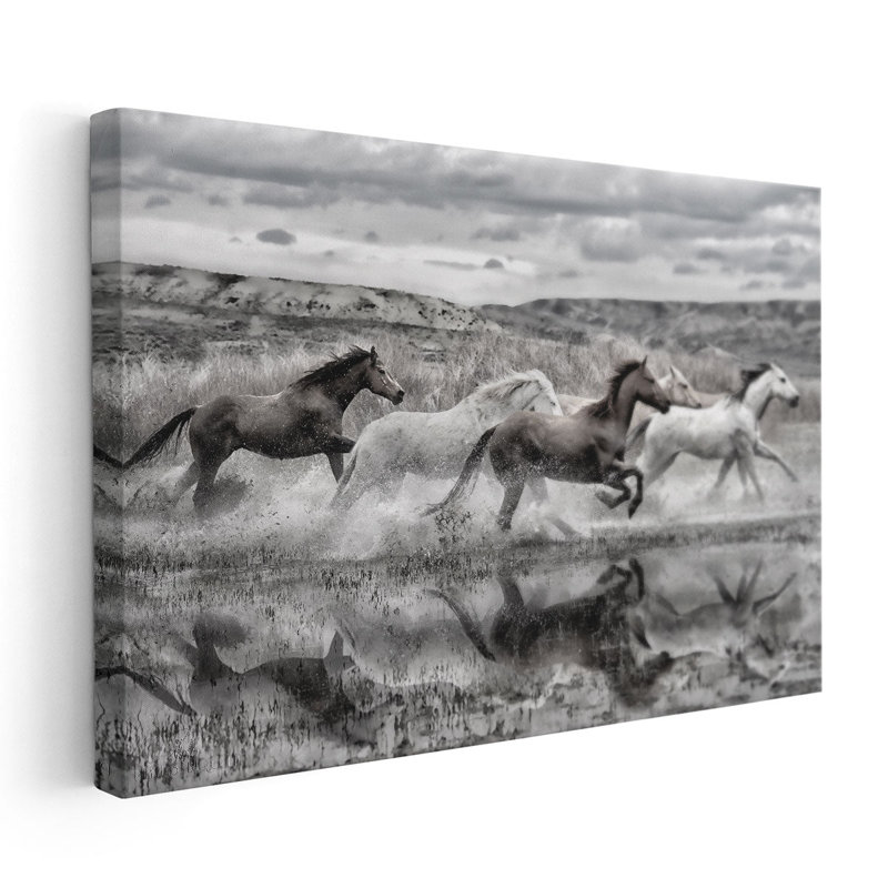«On The Run», reproduction d'art sur toile, H 20 po x l 30 po