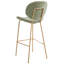 Luana Upholstered Counter Stool with Metal Frame-121394625