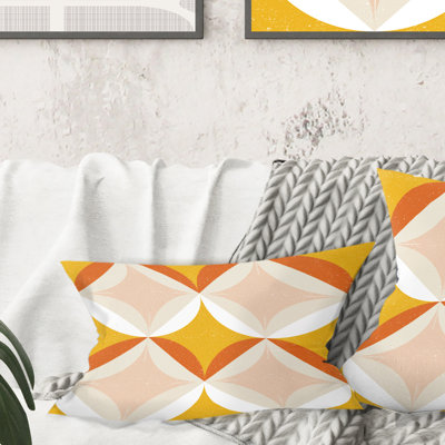 Coussin décoratif rétro Mid-Century