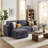 Modular Sectional Sofa with Hidden Storage and Convertible Design