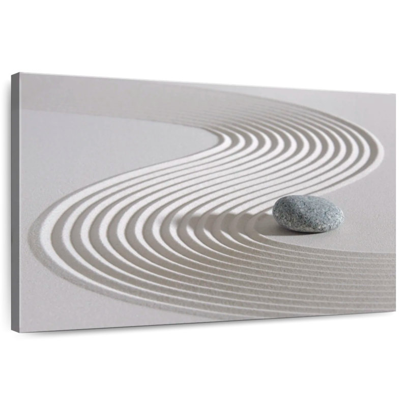 Kerrick Zen Stone On Sand, 8" H x 12" W