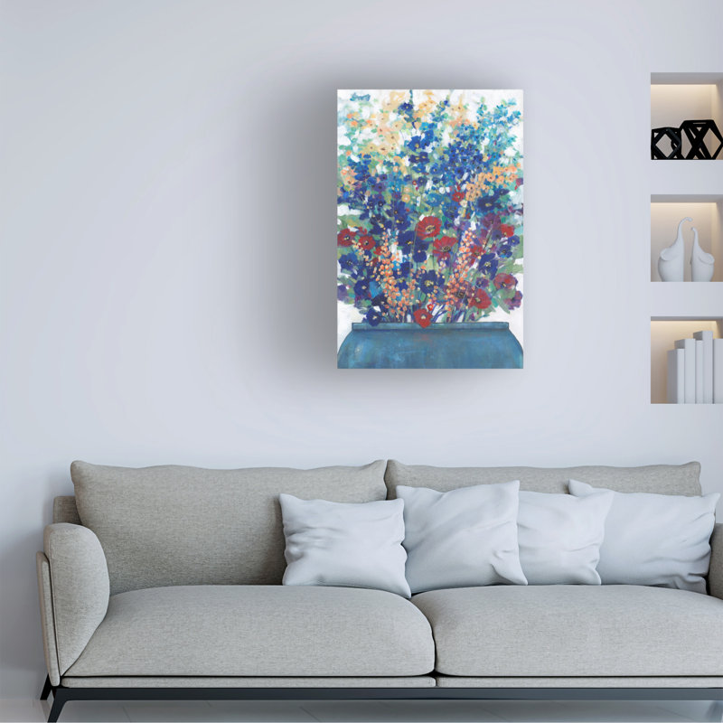 Art sur toile Tim Otoole A Bunch Of Flowers II, H 19 po x l 12 po