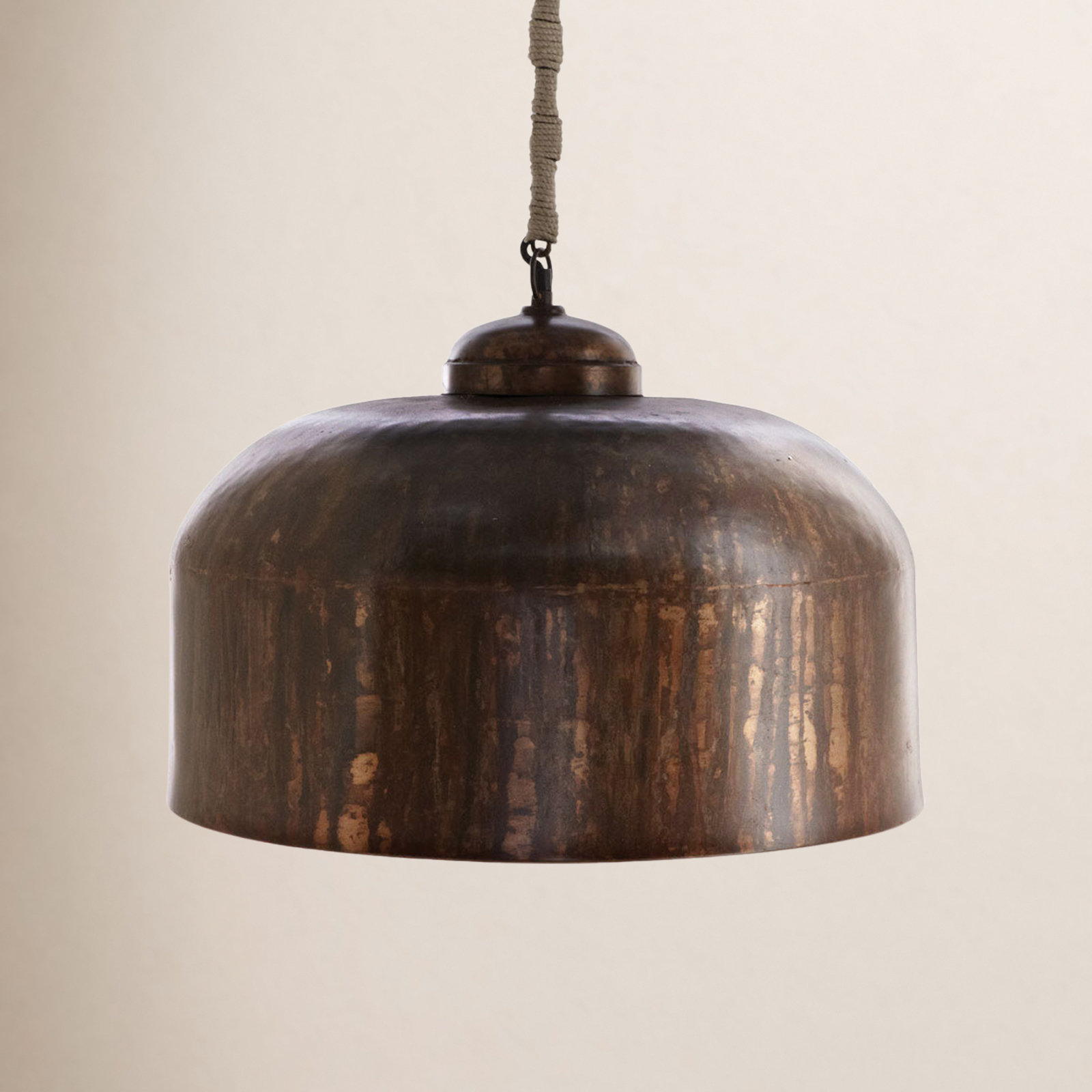 Tuck Single Light Metal Pendant