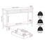Temeeka 120cm Console Table