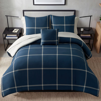 The Sheet Lab Window Pane Check Bed-in-a-Bag Comforter Set