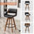 Omar Swivel Upholstered Modern Stool-1102983987-1093786446