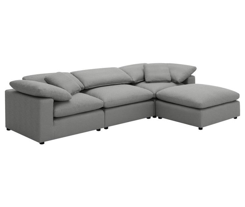 Canapé modulaire 4 pièces Raleigh Gray Boucle