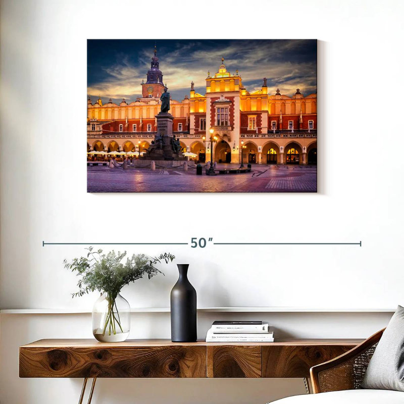 Krakow Cloth Hall, 24" H x 36" W