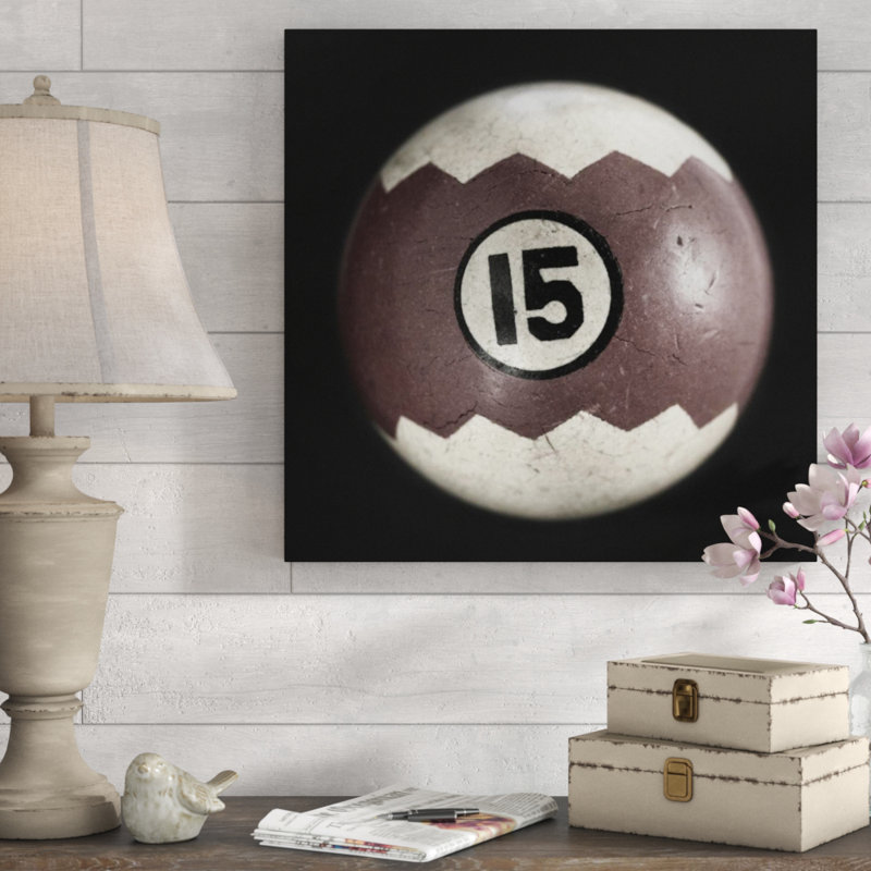Billiard VI par Chris Dunker - photographie sur toile tendue, Extérieur, H 24 po x l 24 po