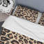 Ensemble de housse de couette en microfibre brun / beige 3 pièces-639692561