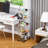 Clear 5 Tier Rolling Utility Cart With Wheels,Modern Bedside Cart For Baby Essentials,Nursery,Diaper Caddy,Baby Supplies,Rolling Storage Cart