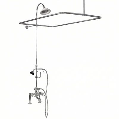 Deck Mount Tub Enclosure Shower System (P0730) by Strom Living