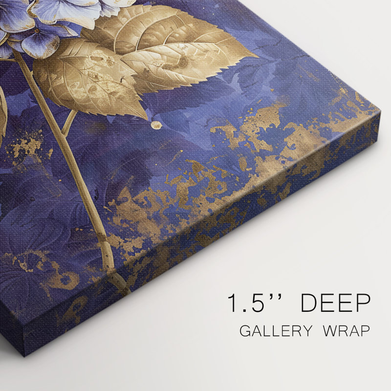 Série FLORAL CCXVI - Toile tendue avec châssis Premium - Prêt à être accroché, H 18 po x l 12 po
