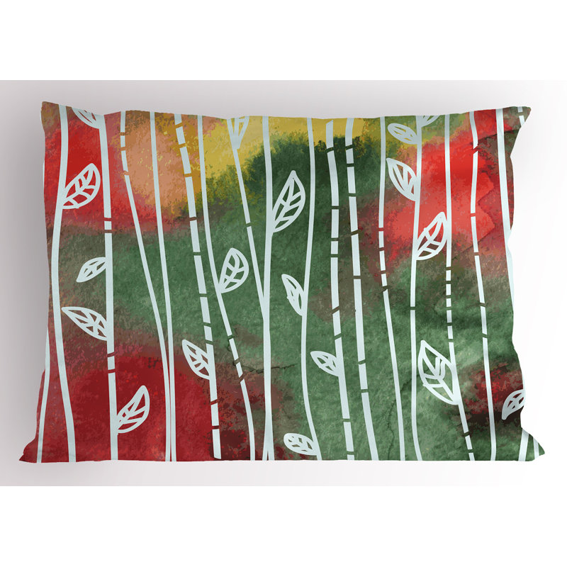 Ensemble de 2 taies décoratives à motif aquarelle Ambesonne, H 20 po x l 30 po