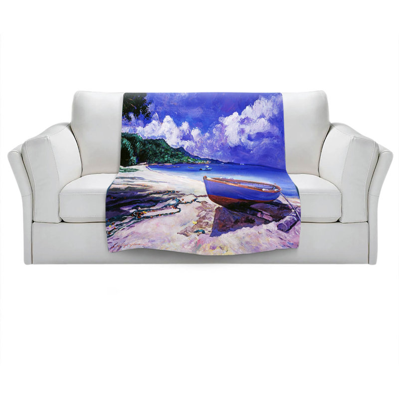 Hand Woven Throw Blanket, 68" x 80"