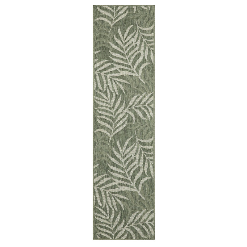 Taifa Floral Indoor / Outdoor Rug, Runner 2' x 6'