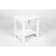 3 sièges de patio, blanc, intempéries avec table d'appoint et roues Chaise longue blanche pour patio décontracté, porte-gobelet à 5 angles