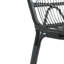 Ensemble de 2 chaises d'extérieur en osier avec coussins lavables PE-336307908